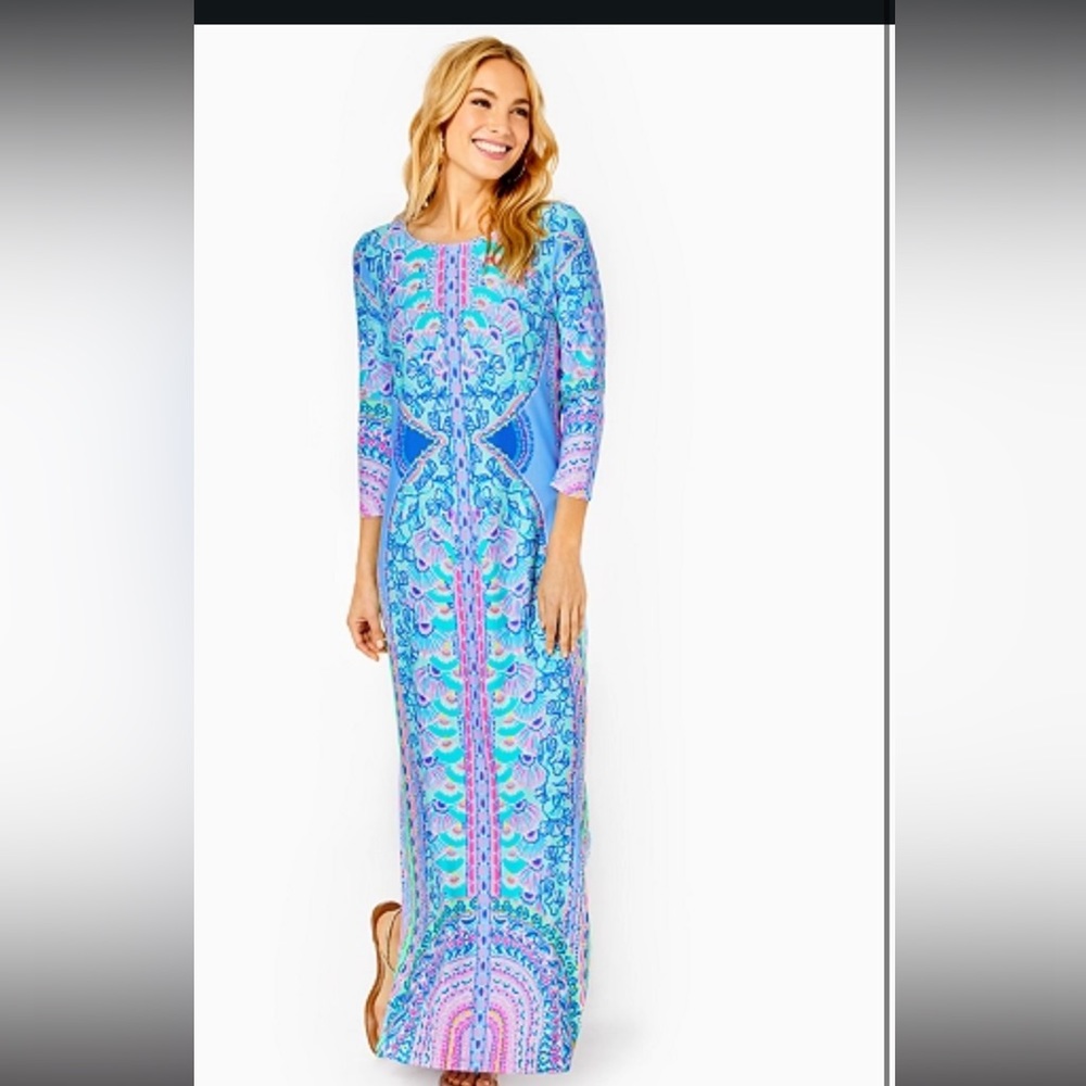 Lilly Pulitzer Morgann Maxi Dress size XXS. Worn once and stored